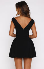 Pretty Problems Mini Dress Black