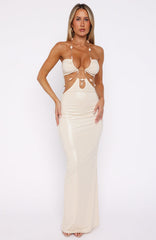 Electric Memories Maxi Dress Pearl