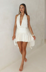 What I'm Searching For Mini Dress Cream