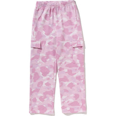 COLOR CAMO STRAIGHT SWEAT PANTS LADIES