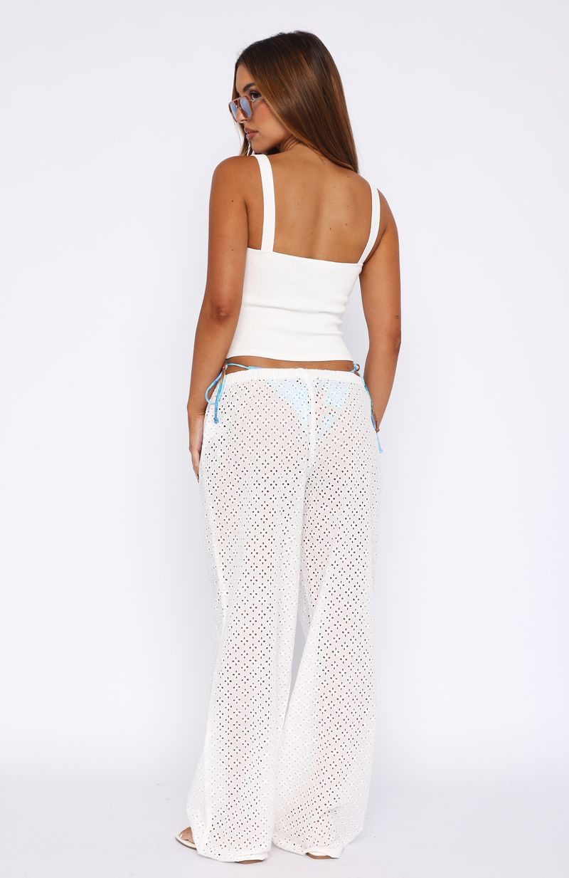 Lost For A While Pants White