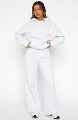 Vol. 1 Wide Leg Sweatpants Grey Marle